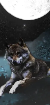 Griffin's wolf Live Wallpaper