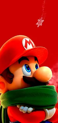 Cartoon Gesture Mario Live Wallpaper - free download