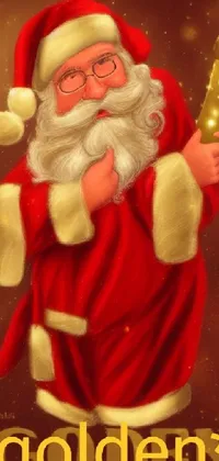 drip santa Live Wallpaper