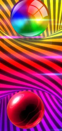 Trippy Sphere  Live Wallpaper