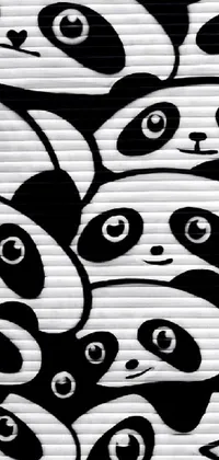 pandas swished together   Live Wallpaper