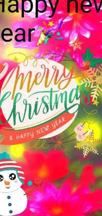 Happy holidays Happy new year Live Wallpaper