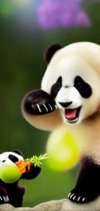 cute baby panda  Live Wallpaper
