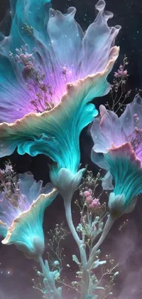 Flower Plant Green Live Wallpaper