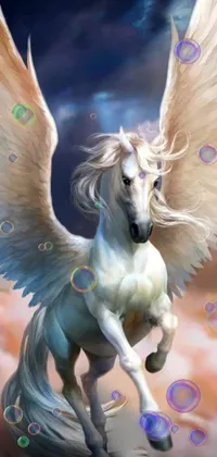 Mythical Creature Fawn Unicorn Live Wallpaper