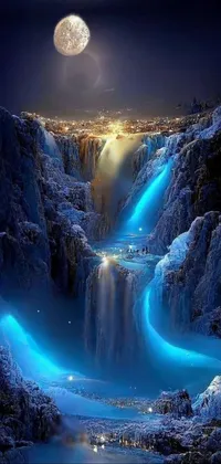 blue fall Live Wallpaper - free download blue fall Live Wallpaper - free download