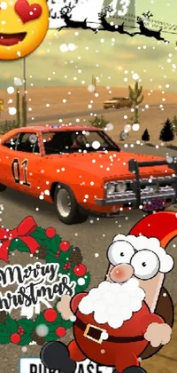 christmas car Live Wallpaper