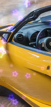 Car with stars Live Wallpaper