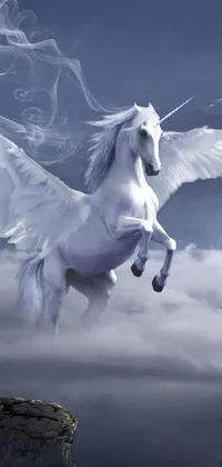 Horse Mythical Creature Sky Live Wallpaper