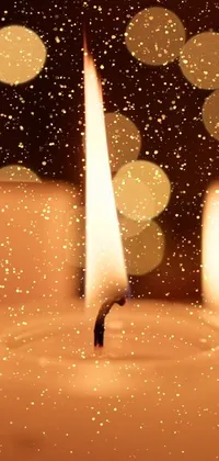 Orange Amber Heat Live Wallpaper