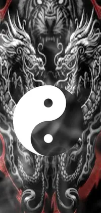 Smoggy Is Dragon Tiger Yin Yang  Live Wallpaper