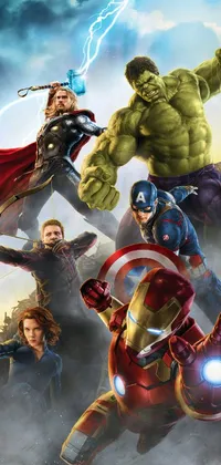 Sky Cartoon Hulk Live Wallpaper