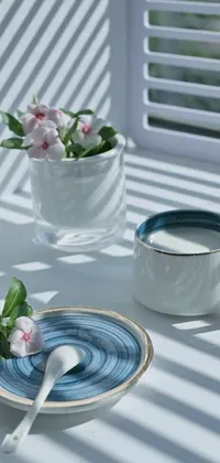 Tableware Flower Drinkware Live Wallpaper