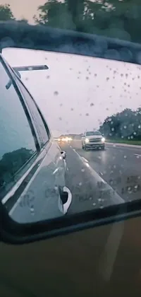 Automotive Side-view Mirror Car Vehicle Live Wallpaper