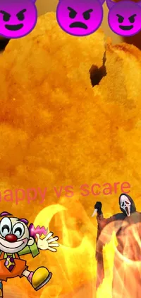happy vs scare Live Wallpaper