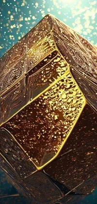 Gold Amber Triangle Live Wallpaper