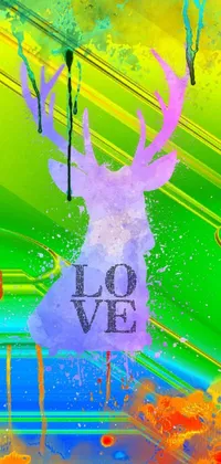 splatter Love on glass Live Wallpaper
