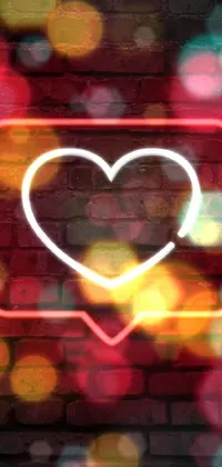 Amber Orange Font Live Wallpaper