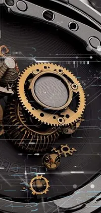 Gear Bicycle Part Font Live Wallpaper