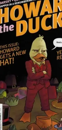 the duck by name of Howard  Live Wallpaper