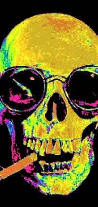 Glasses Head Chin Live Wallpaper