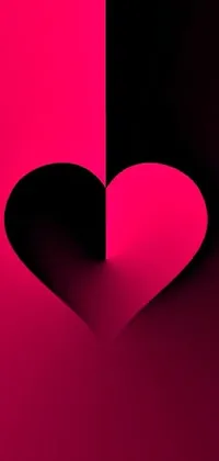 Font Magenta Heart Live Wallpaper