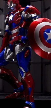 Captain America Avengers Iron Man Live Wallpaper
