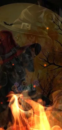 Light Bonfire Fire Live Wallpaper