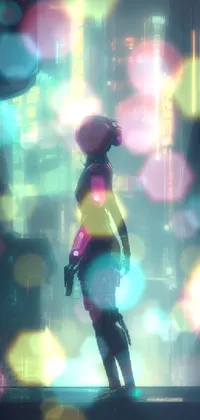 Window Purple Lighting Live Wallpaper