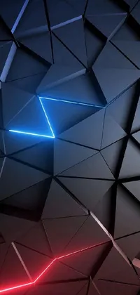Azure Triangle Rectangle Live Wallpaper