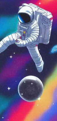 Astronaut Art Astronomical Object Live Wallpaper