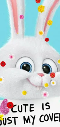 White Rabbit Happy Live Wallpaper