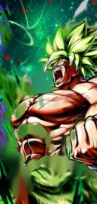 Vertebrate Green Cartoon Live Wallpaper