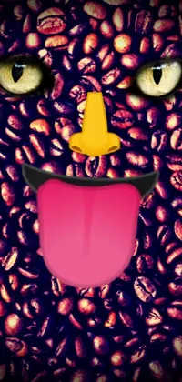 Coffee Grains Face Live Wallpaper