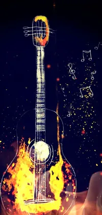 Musical Instrument Guitar String Instrument Accessory Live Wallpaper