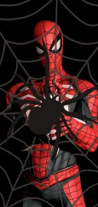 Spider-man White Black Live Wallpaper