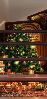 Christmas Tree Christmas Ornament Interior Design Live Wallpaper