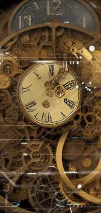 Clock Quartz Clock Circle Live Wallpaper