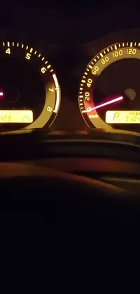 Speedometer Odometer Automotive Lighting Live Wallpaper