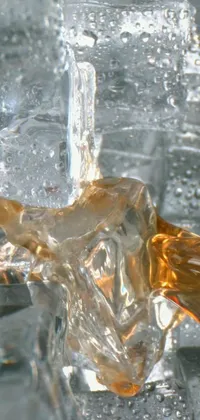 Liquid Fluid Amber Live Wallpaper