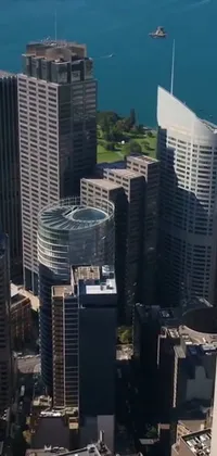 Skyscraper Water Building Live Wallpaper