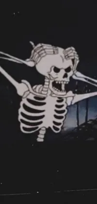 Bone Skeleton Art Live Wallpaper
