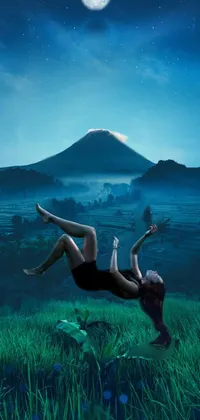 Flying Lady  Live Wallpaper