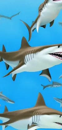 Requiem Shark Lamnidae Lamniformes Live Wallpaper