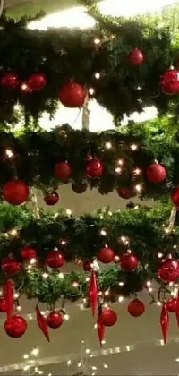 Christmas Tree Christmas Ornament Holiday Ornament Live Wallpaper
