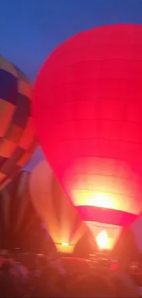 Aerostat Hot Air Ballooning Atmosphere Live Wallpaper