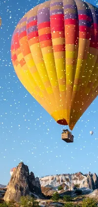 Aerostat Sky Hot Air Ballooning Live Wallpaper