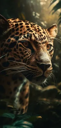 African Leopard Felidae Carnivore Live Wallpaper