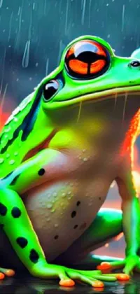 Agalychnis Frog Green Live Wallpaper