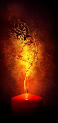 flaming Angel  Live Wallpaper